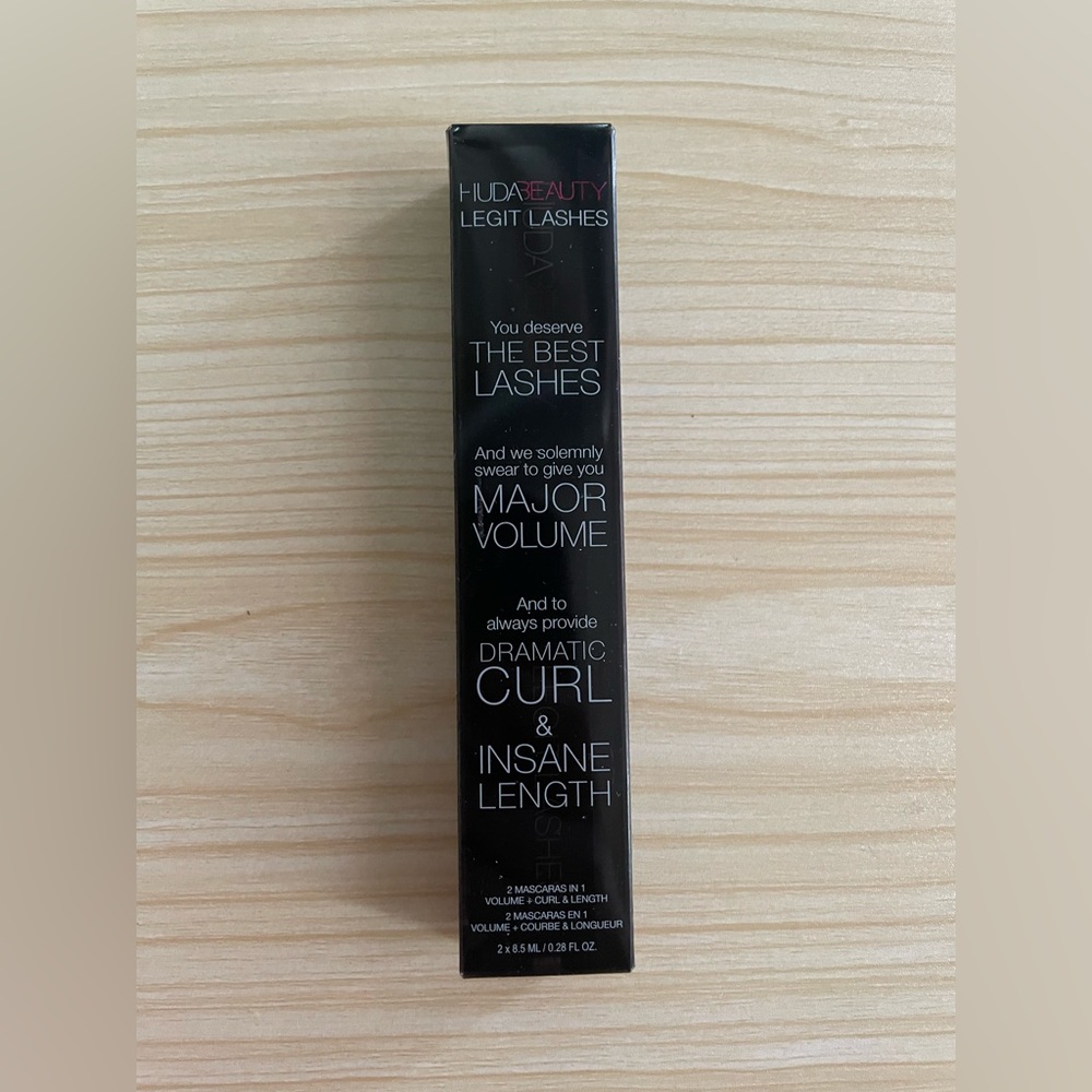 Huda Beauty Legit Lashes Double-Ended Mascara